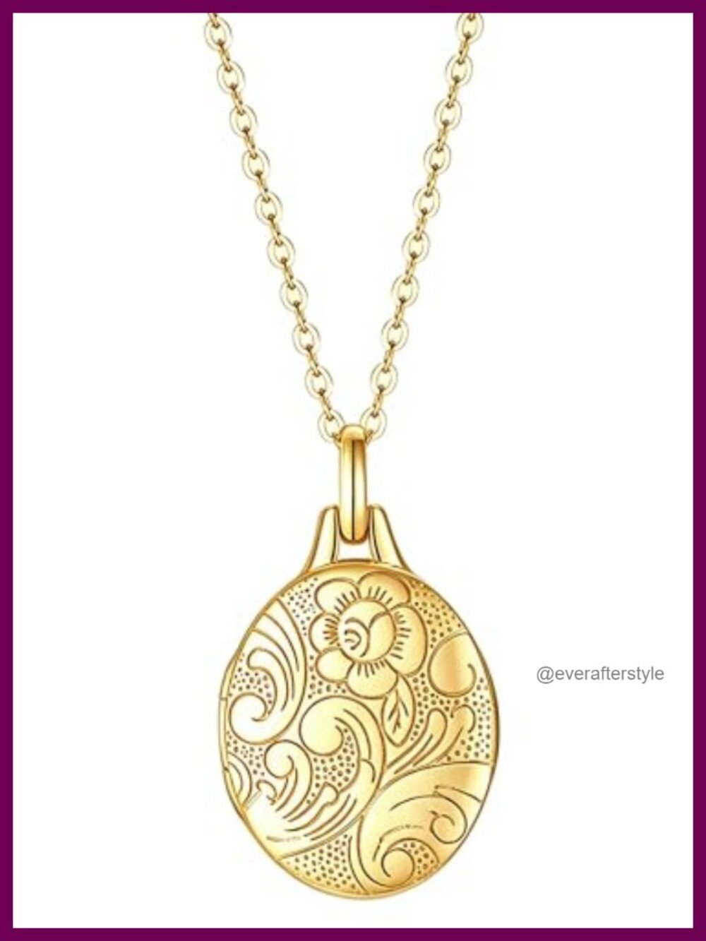 14K Gold-Filled Heart Locket Necklace Adjustable Chain Holds 2 Photos